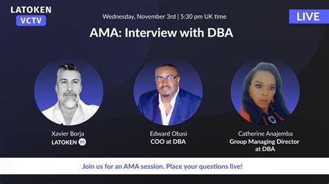 Ama Interview With Dba Youtube