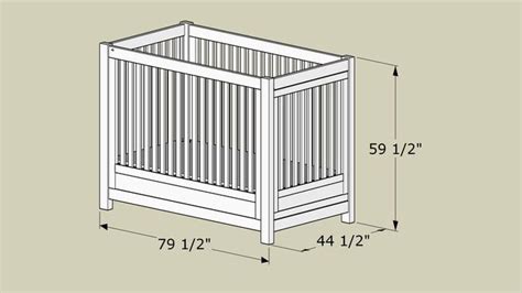 Our mattress size information guide is here to help make your choice easier. 3D Warehouse - View Model | Crib woodworking plans, Cribs ...