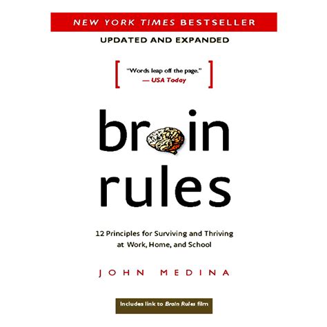 The book is divided into 12 chapters, each explaining one rule of the brain, or the tendencies the human brain has. Brain Rules by John Medina Buy online in Pakistan I ...