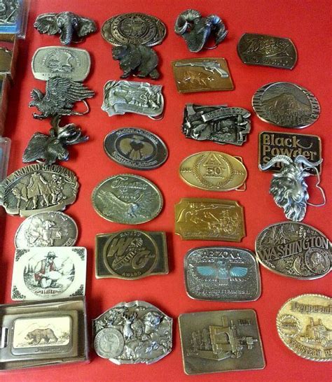 Vintage Nos Belt Buckle Collection 50 For Sale In Kansas City Mo