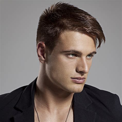 What do you call a haircut? Modern men's haircut with a touch of military
