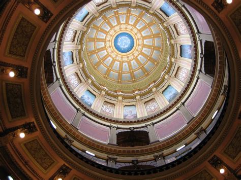 Interior Of The Dome Of The Michigan State Capitol Building Pics4learning