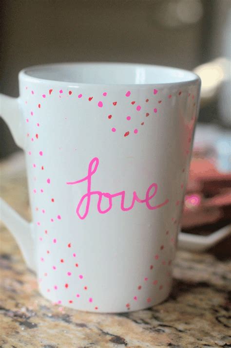 Ridiculously Cute And Simple Diy Mug For Valentines Day Nerdy Mamma