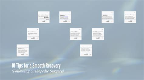 10 Tips For A Smooth Recovery By Samantha Mcneill On Prezi