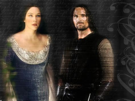 Arwen And Aragorn Aragorn And Arwen Wallpaper 7610527 Fanpop