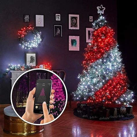 Smart App Controlled Christmas Lights Christmas Tree Decoration Lights
