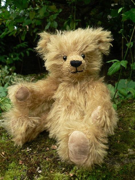 Hillary Ooak Handmade Miniature Mohair Teddy Bear By Lisabears Etsy