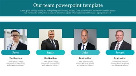 Team Introduction Powerpoint Template