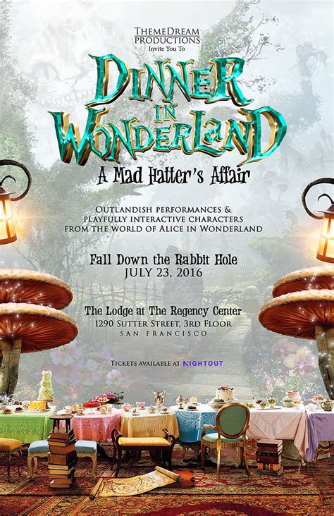 Dinner In Wonderland L A Mad Hatters Affair L Presented By Themedream