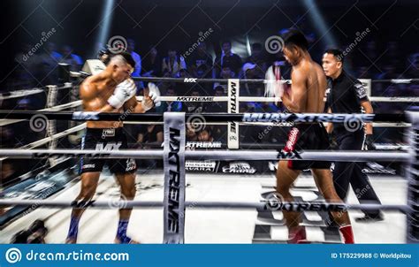 Muay Thai Fighting In Bangkok In Thailand Editorial Stock Photo Image