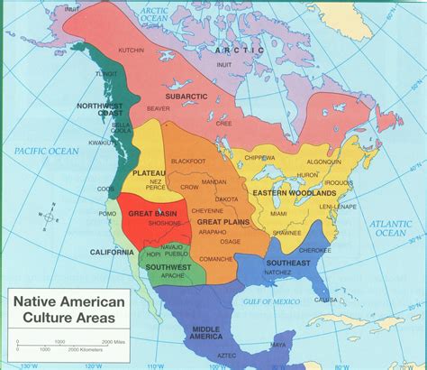 Indian Tribes In California Map Us Native American Tribes