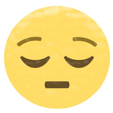 Pensive Face Emoji Png Royalpng