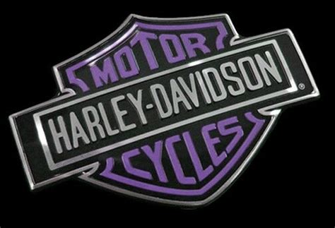 Purple Harley Emblem
