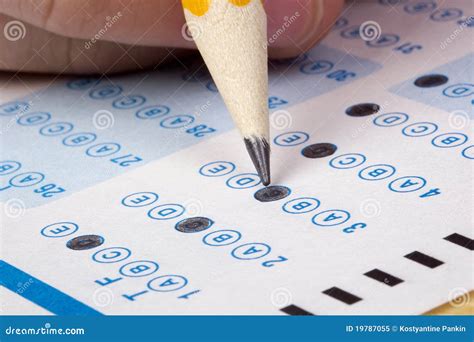 Taking A Test Stock Image Image Of Education Assessment 19787055