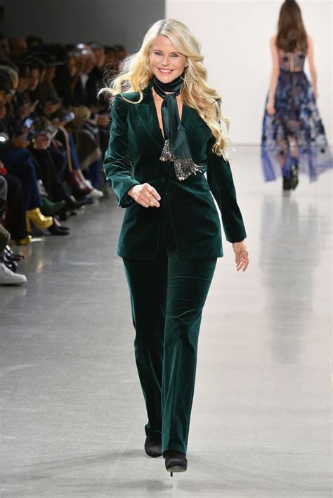 Christie Brinkley At Elie Tahari Runway Show At New York Fashion Week