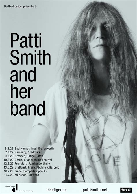 Patti Smith Konzertagentur Seliger