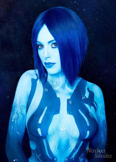 Cortana Nadyasonika Halo Cosplay Cortana Cosplay Video Game Cosplay