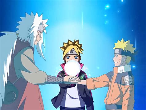 Naruto And Minato And Jiraiya Rasengan