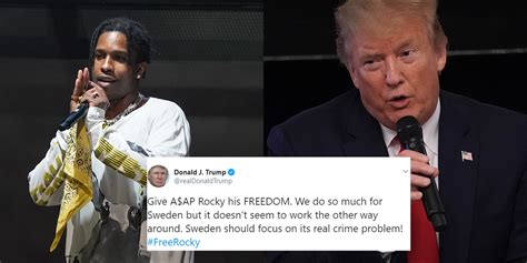 Trump Demands Aap Rocky Is Freed After Assault Charge In Sweden Indy100 Indy100