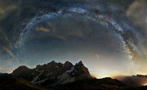 Nebo Iznad Dolomita Milky Way Photography Space Photography World