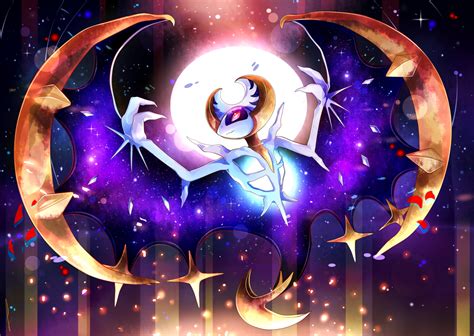 Lunala Shine Of The Moon Pokemon By Invidiata On Deviantart