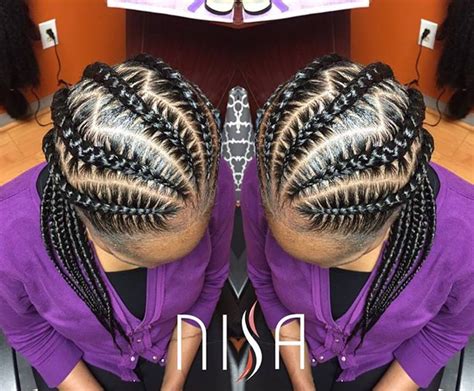 Ghana braids usually means braiding and showing clear partitions on the head. Interesting Informations You Don't Know For Ghana Hair Braids