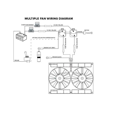 Electric Fan Relay Wiring Kit Pro Series