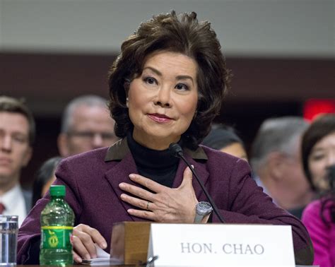 At Elaine Chao Hearing Smiles And Laughter In An Otherwise Tense Washington Wsj