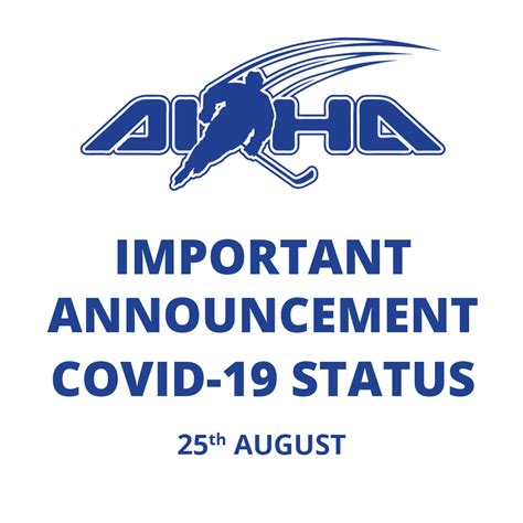 Aiha Covid 19 Update 25th August 2020 Aiha