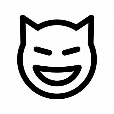 Bad Demon Devil Emoji Emoticon Evil Smiley Icon
