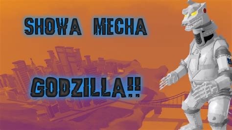 Showa Mecha Godzilla Is Here Roblox Kaiju Universe Youtube