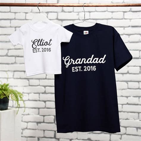 We did not find results for: Personalised Grandad And Child T Shirt Set in 2020 ...