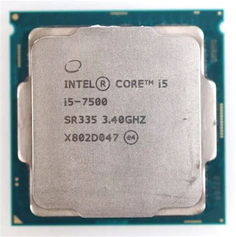 Intel Core I5 7500 34ghz 38ghz Quad Cores 6mb 65w Lga1151 64 Bit
