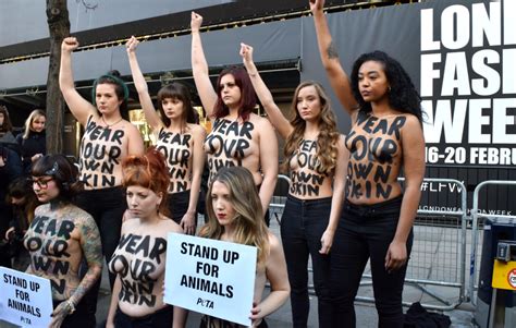 Ulverston Woman Joins Topless Activists In Radical Vegan Protest At London Fashion Week Media