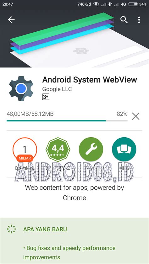 Pada sistem operasi android 4.3 dan di bawahnya, android system webview menggunakan kode. Mengatasi Android System Webview Tidak Bisa Di Update ...