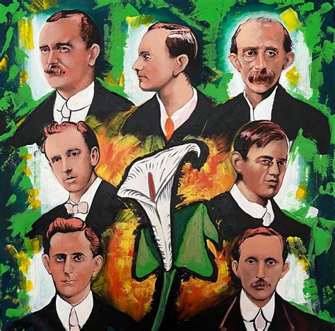 The Seven Signatories Of The Irish Proclamation Painting Buy Irish Art