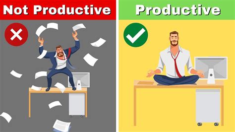 How To Be More Productive At Work 9 Productivity Habits Youtube