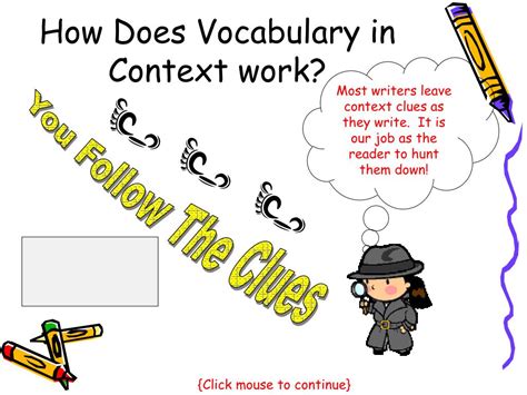 Ppt Guessing The Meaning Of Vocabulary From Context Powerpoint