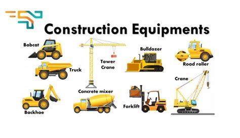 These are the list of equipment names used in construction ...