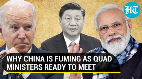 ‘cold War Mentality Quad Meet Rattles China Blames Us For