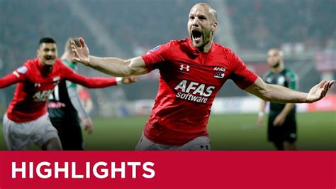 De wedstrijd tegen de alkmaarders werd in den haag gespeeld waar de. Highlights AZ - FC Groningen | Eredivisie - YouTube