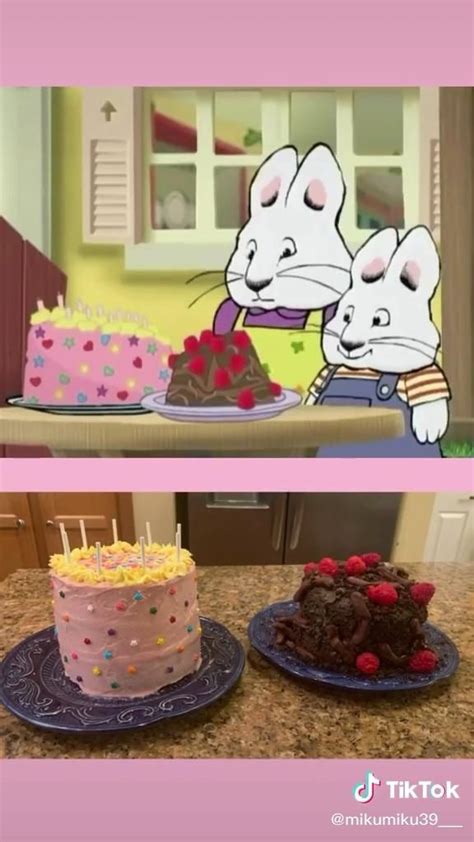 Max And Ruby Cakes Video In 2021 Ruby Cake Max And Ruby Pretty Birthday Cakes