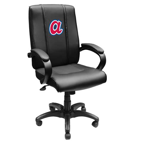 Black Atlanta Braves Team Office Chair 1000