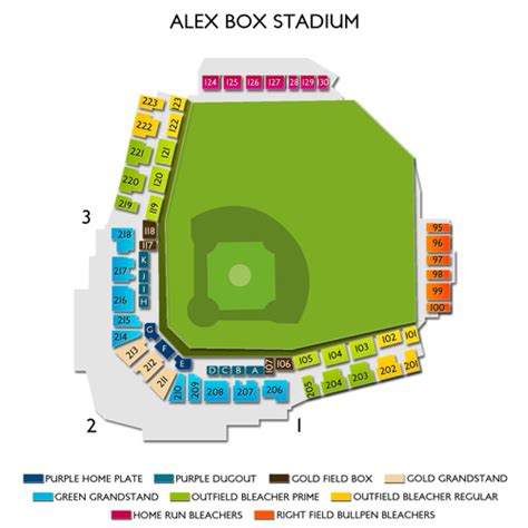 Alex Box Stadium Seating Chart Vivid Seats Stadium Seating Chart