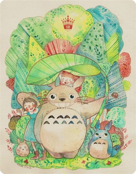 Totoro By Miss On Deviantart Studio Ghibli