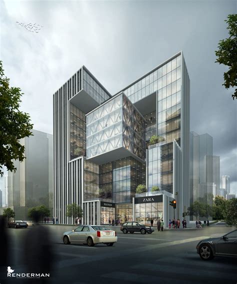 A Modern Office Building Ronen Bekerman 3d Architectural