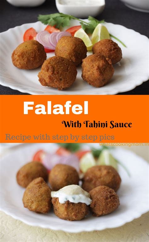 Falafel With Tahini Sauce Whats Cooking Mom Ayurvedic Recipes Hot Sex