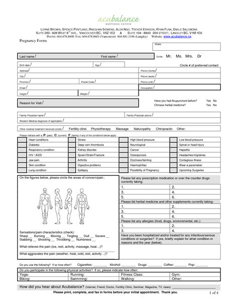6 Best Images Of Medical Office Forms Templates Printable Medical