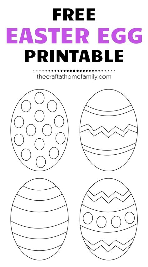 Looking For Simple Easter Craft Ideas Download Our Free Easter Egg