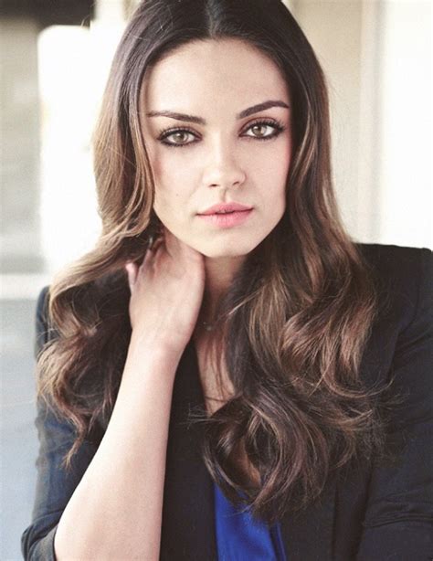 Mila Kunis Mila Kunis Style Hairstyle Woman Crush